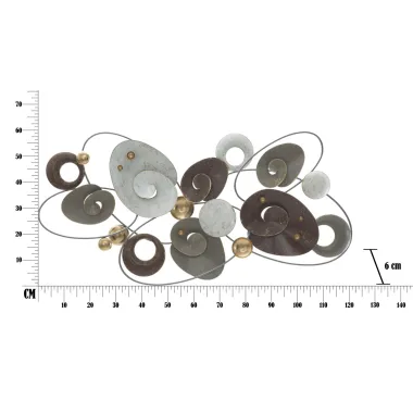 PANEL ZE STALI PLANET 120X6X58 cm